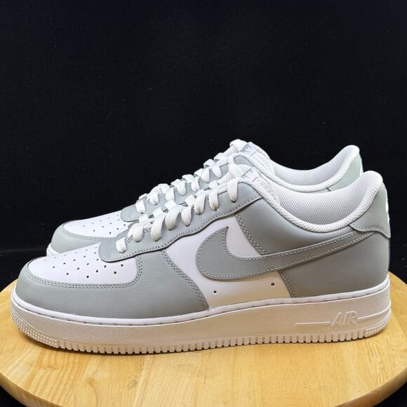 Nike Air Force 1 \'07 Shoes White Light Smoke Grey Men\'s | Size 13 FD9763-101 main image 6